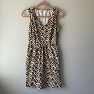 Boden Melinda Daisy Print Sleeveless Jersey Sheath Dress size 4